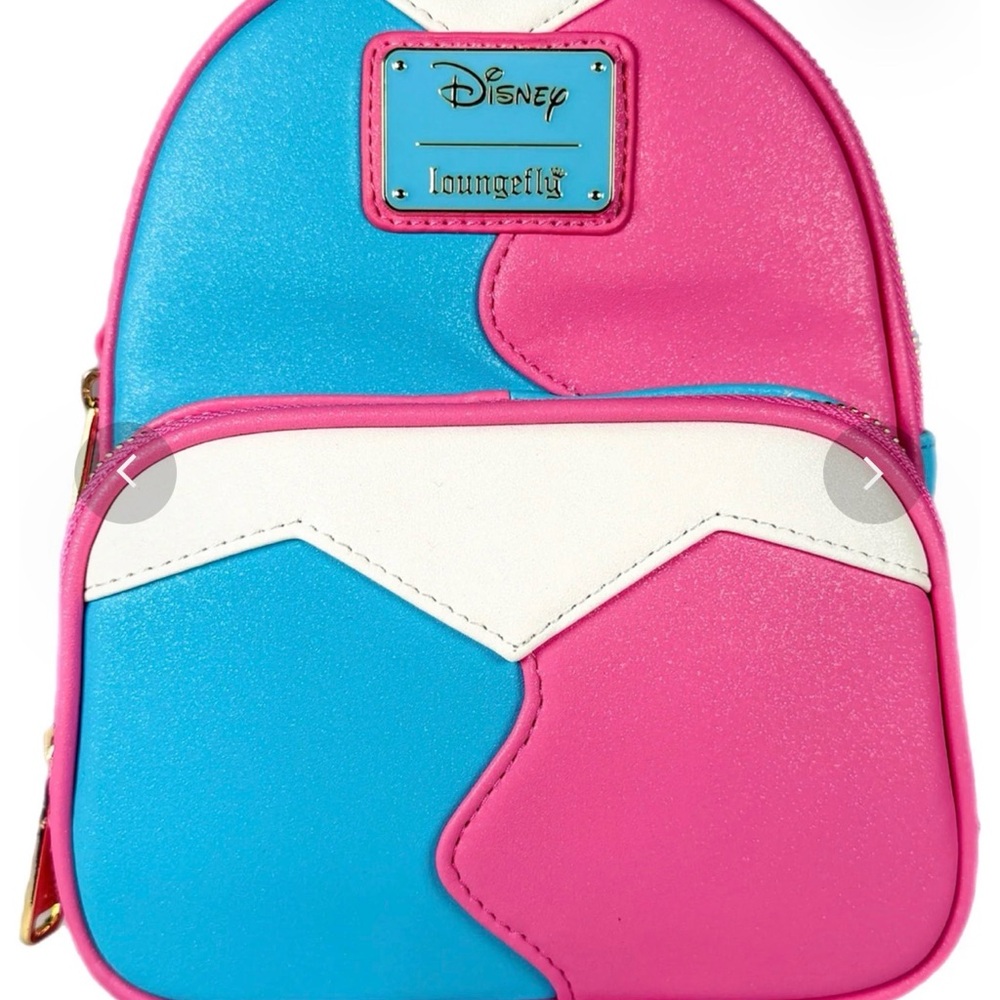 Loungefly Pink and Blue Backpack